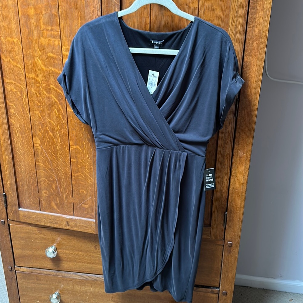 Dark grey Express dress, size small, NEW WITH TAGS